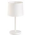 Lampe ROOMER avec abat-jour blanc finition blanc mat