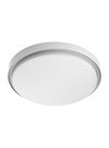 Plafonnier rond MARES IP44 pour salle de bain finition Blanc mat