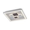 Plafonnier Led carré ELIZA finition Blanc mat