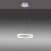 Lustre rond suspendu TITUS finition Blanc mat