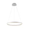 Lustre rond suspendu TITUS finition Blanc mat