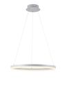 Lustre rond suspendu TITUS finition Blanc mat