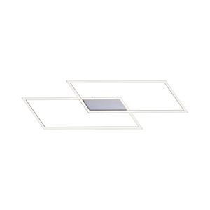 Plafonnier INIGO 2 rectangles variation SimplyDim finition Acier