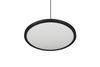 Suspension disque noir Led série TRAY de TrioLighting