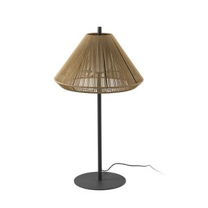 Lampadaire mobile de jardin IP65 SAIGON 1200 C70 finition Anthracite et ocre