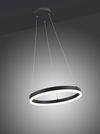 Lustre rond suspendu TITUS finition Anthracite