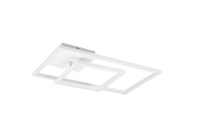 Plafonnier Led blanc mat carré et rectangle PADELLA TrioLighting