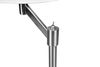 Lampe à poser CASSIO nickel mat et abat-jour blanc de TrioLighting