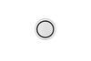 Plafonnier LED petit rond noir mat ATRIA