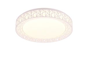 Plafonnier LED CLUSTER avec télécommande  Plastique Blanc 40W