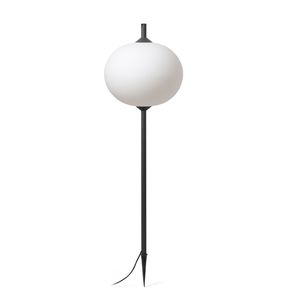 Lampe boule à piquer pour l'extérieur IP65 SAIGON 1500 R45 finition Anthracite et blanc