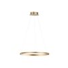 Lustre rond suspendu TITUS finition Laiton mat