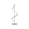 Lampe à poser Led spirale Q-SWING finition Acier connecté