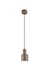 Suspension cylindrique AGUDO 1*E27 finition Taupe