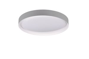 Plafonnier gris rond Led ZETA