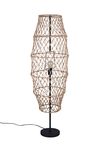 Lampadaire HIVE avec abat-jour finition Corde et noir