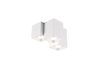 Plafonnier FERNANDO blanc mat 3 cubes de Triolighting