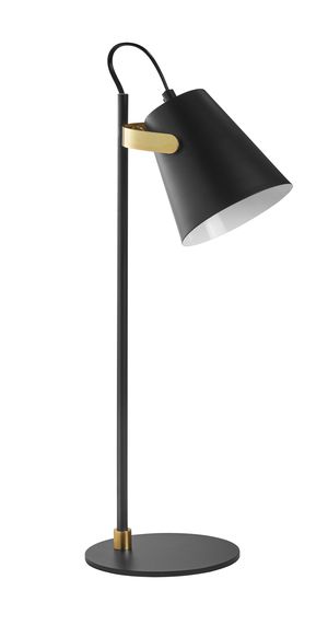 Lampe de bureau KAI pour ampoule E27 finition noire