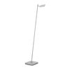 Lampadaire tubulaire sur tige PURE-MIRA finition Aluminium avec télécommande