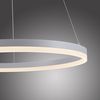 Lustre rond suspendu TITUS finition Blanc mat