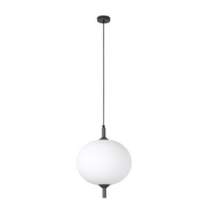 Suspension boule pour l'extérieur IP44 SAIGON R45 finition Anthracite et blanc