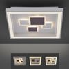 Plafonnier Led carré ELIZA finition Blanc mat