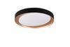 Plafonnier rond Led noir ZETA