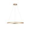 Lustre rond suspendu TITUS finition Laiton mat