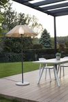 Lampadaire mobile de jardin IP65 SAIGON C100 finition Anthracite et beige