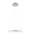 Lustre rond suspendu TITUS finition Blanc mat