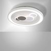 Plafonnier Led rond ELIZA finition Blanc mat