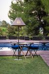 Lampadaire mobile de jardin IP65 SAIGON 1950 T70 finition Anthracite et marron