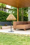 Lampadaire mobile de jardin IP65 SAIGON 1200 C70 finition Anthracite et ocre