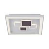 Plafonnier Led carré ELIZA finition Blanc mat