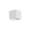 Applique cube extérieure DODO 100 en blanc RAL9003