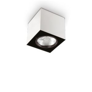 Plafonnier carré MOOD 10W finition Blanc mat 