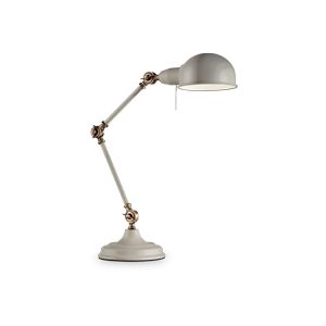 Lampe de bureau articulée par rotules finition grise