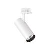 Spot QUICK 28W IRC80 pour rail triphasé finition Blanc mat 