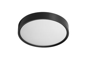 Plafonnier rond ASLI pour détecteur finition Noir mat