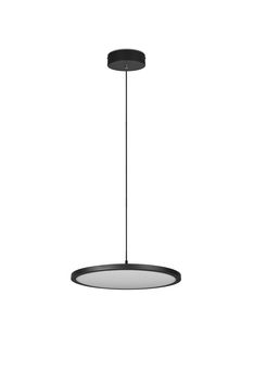 Suspension disque noir Led série TRAY de TrioLighting