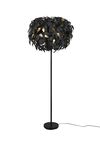 Lampadaire feuilles noires et or LEAVY de Triolighting