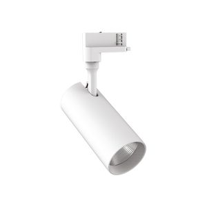 Spot SMILE 30W IRC92 pour rail triphasé finition Blanc mat 