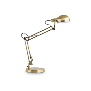 Lampe architecte de bureau articulée finition Laiton bruni