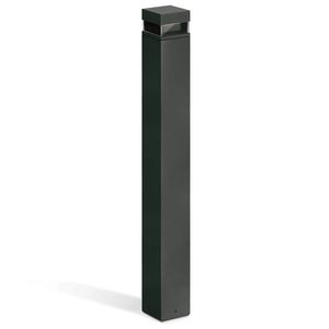 Potelet extérieur carré 1000mm TOK Q2L anthracite RAL7021