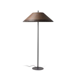 Lampadaire mobile de jardin IP65 SAIGON W100 finition Anthracite et marron