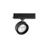 Spot rond POV 22W IRC95 pour rail triphasé finition Noir mat 