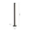 Lampadaire orientable Pure LINES finition Anthracite avec télécommande