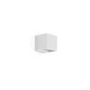 Applique cube extérieure DODO 1L en blanc RAL9003