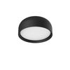 Plafonnier IP44 pour salle de bain pour 3 ampoules finition Noir et blanc