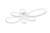 Plafonnier FLY spiralé Led Aluminium Blanc 32W